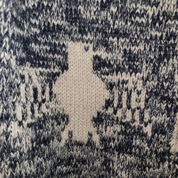 Triple Five Soul Men's Full Zip Thunderbird Wool Sweater Size Medium - Picture 6 of 10